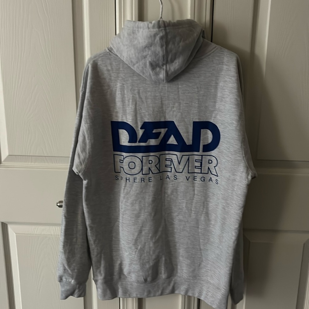 Dead & Company Hoodie Mens Medium Dead Forever Sphere Las Vegas Sweatshirt Grey
